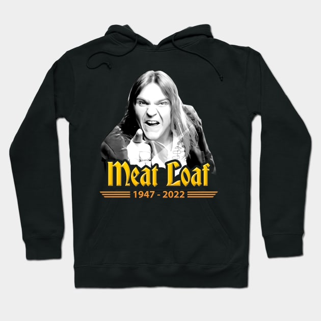 Meatloaf 1947-2022 BAT OUT OF HELL Hoodie by CLOSE THE DOOR PODCAST